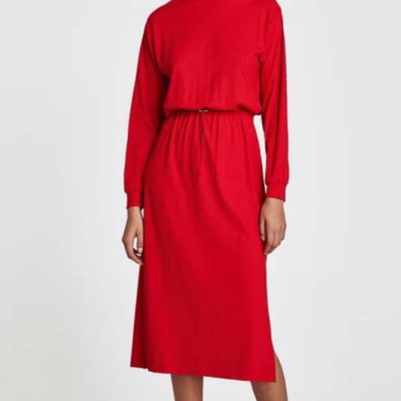 Zara Ribbed Dress - Picture 1 of 4